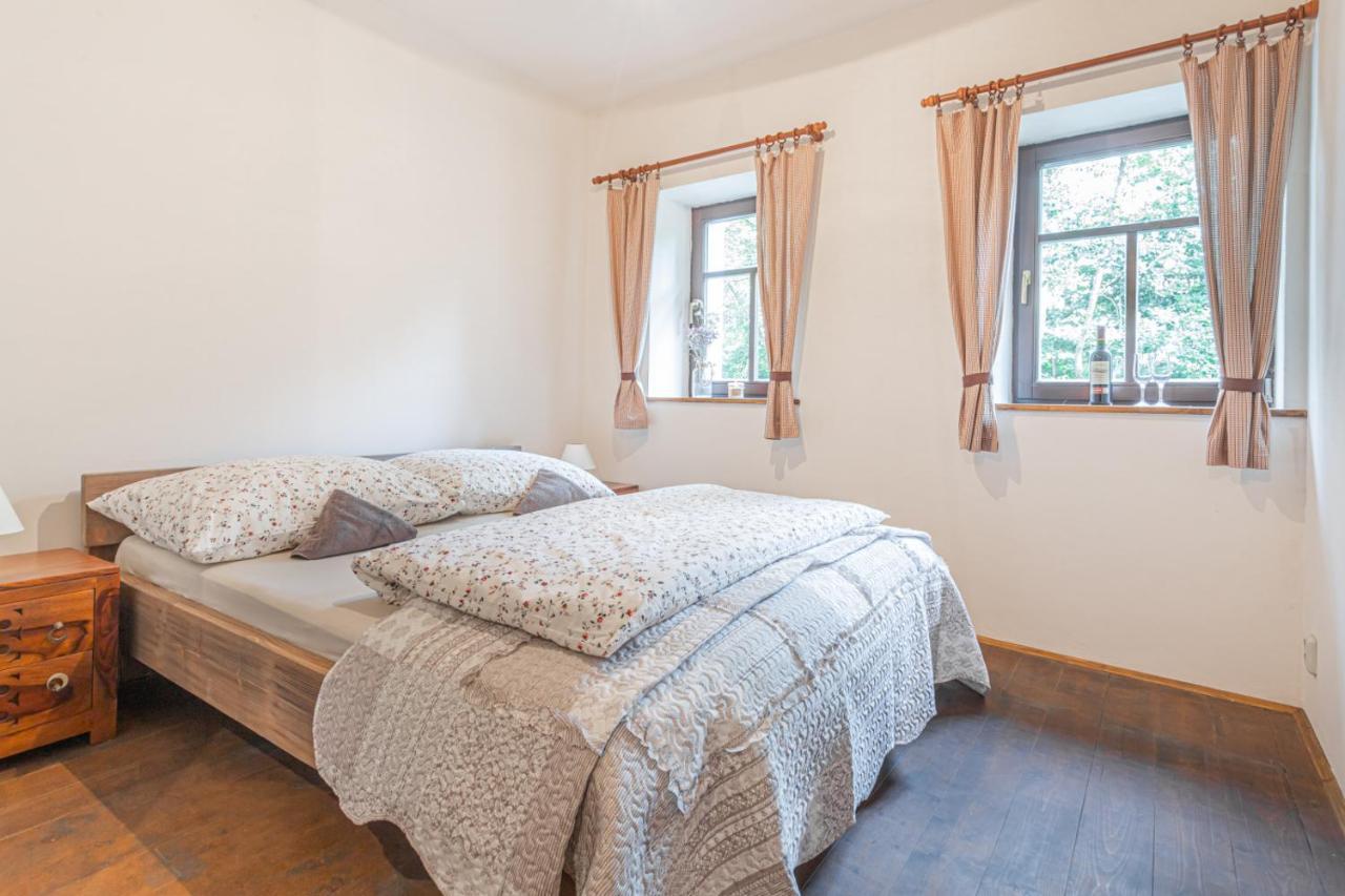 Buskovsky Mlyn 1580 Hotel Dolni Bousov Bagian luar foto